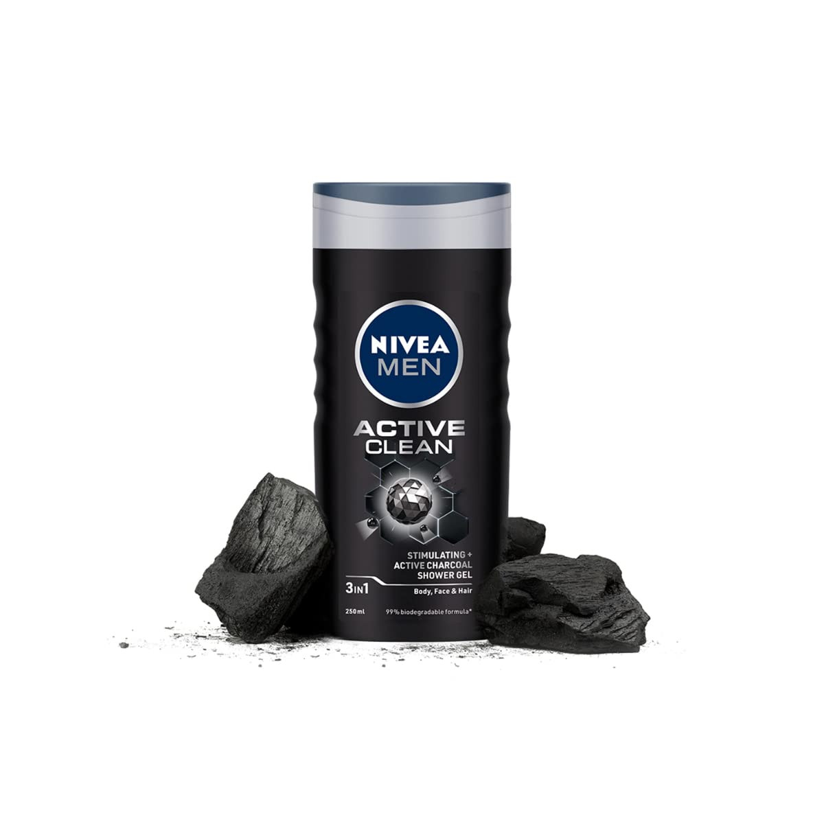 NIVEA MEN ACTIVE CLEANE 3 IN 1 SHOWER GEL ( 250ml ) VST