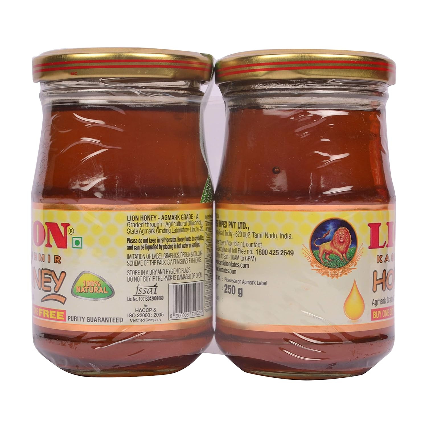 LION KASHMIR HONEY  250 GM BUY 1 GET 1 VT