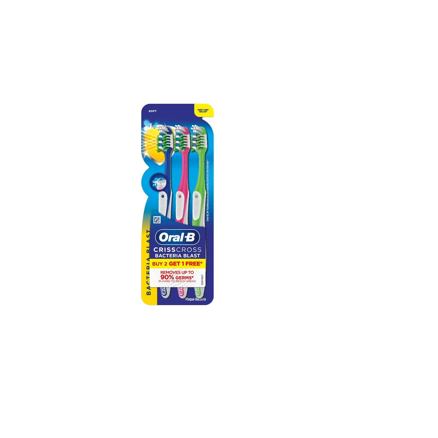 Oral B Adult Manual Tooth Brush ( Buy 2 Get 1 ) VST